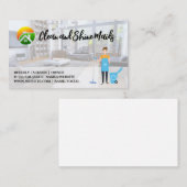 House Cleaning Maid Logo | Leefruimte Visitekaartje (Voorkant / Achterkant)