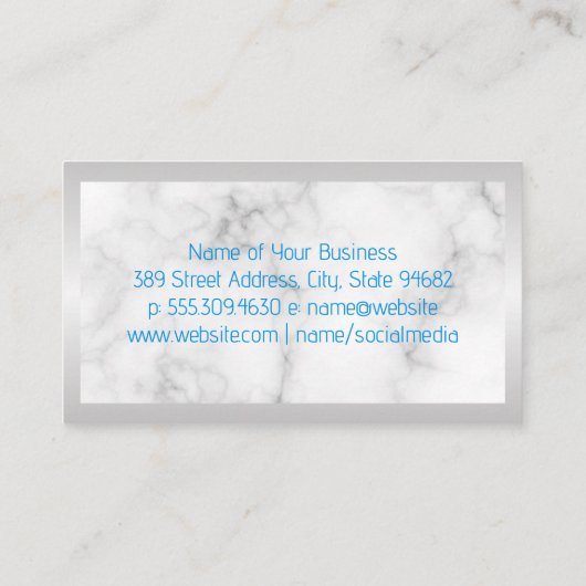 House Cleaning Maid Logo | Spuitwater Visitekaartje (Achterkant)