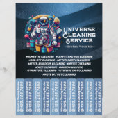 House cleaning Maid Service Flyer Tear Off Strips (Voorkant)