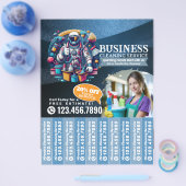 House cleaning Maid Service Flyer Tear Off Strips (Enkel)