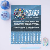 House cleaning Maid Service Flyer Tear Off Strips (Enkel)