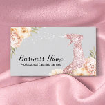 House Cleaning Maid Service Vintage Floral Visitekaartje<br><div class="desc">House Cleaning Maid Service  Floral Visitekaartje.</div>