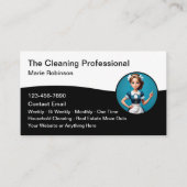 House Cleaning Maid Service Visitekaartje (Voorkant)