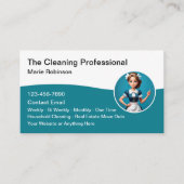 House Cleaning Maid Service Visitekaartje (Voorkant)