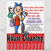 House Cleaning Marketing Flyer (Voorkant)