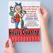 House Cleaning Marketing Flyer (Hand)