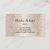 House Cleaning Modern Blauwgroen & Gold Maid Servi Visitekaartje (Achterkant)