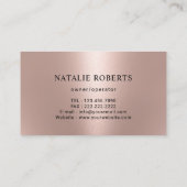 House Cleaning Power Wash House Logo Gold Visitekaartje (Achterkant)