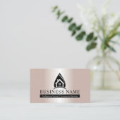 House Cleaning Professional Roos Gold Housekeeping Visitekaartje (Staand voorkant)