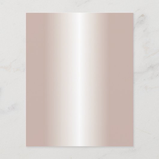 House Cleaning Service Professional Roos Gold Flyer (Achterkant)