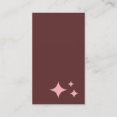 House Cleaning Service Roos Gold Vacuum Cleaner Contactkaartje (Achterkant)