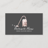 House Cleaning Service Roos Gold Vacuum Cleaner Visitekaartje (Voorkant)
