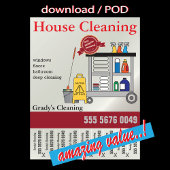 House Cleaning Service Small Business Poster