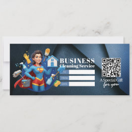 House Cleaning Services Gift Certificate Voucher Kaart