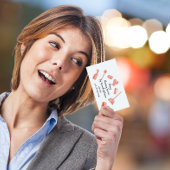 House Cleaning Services Gold Logo Maid Modern Visitekaartje