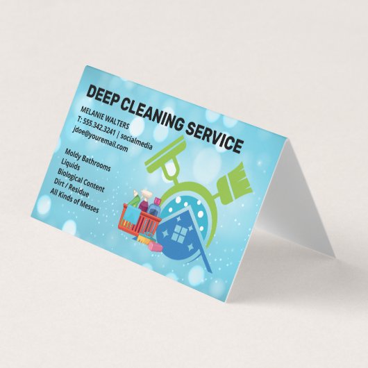 House Cleaning Services | Maid Cleaners Visitekaartje (Voorkant)