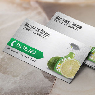 House Cleaning Silver Maid Service Housekeeping Visitekaartje