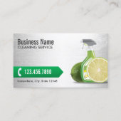 House Cleaning Silver Maid Service Housekeeping Visitekaartje (Voorkant)