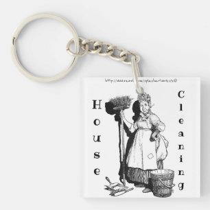 "House Cleaning" Sleutelhanger