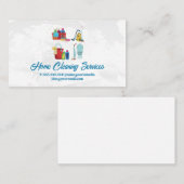 House Cleaning Supplies and Services Visitekaartje (Voorkant / Achterkant)