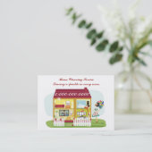 House Cleaning Visitekaartje (Staand voorkant)