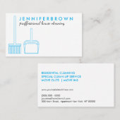 House Cleaning Visitekaartje (Voorkant / Achterkant)