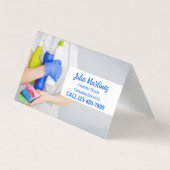 House Cleaning Visitekaartje (Achterkant)