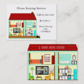 House Cleaning Visitekaartje (Voorkant / Achterkant)
