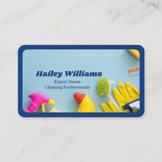 House Cleaning Visitekaartje (Voorkant)