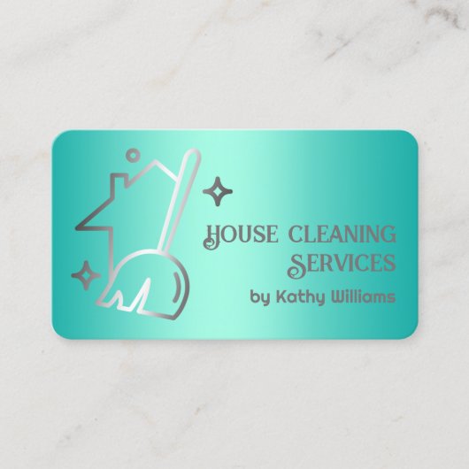 House Cleaning Visitekaartje (Voorkant)