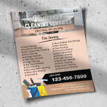 House Cleaning Window Cleaning Maid Service Beige Flyer<br><div class="desc">De Reinigingsvenster van het huis Made Service Flyers.</div>