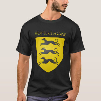 House Clegane Coat of Arms Heraldry Sigil A Song T-shirt