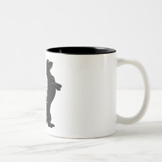 House Dachshund "Dinner is Coming" koffie-mok Tweekleurige Koffiemok