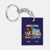 House Divided 99 Nachten vs Adopt Me Neon Horror Sleutelhanger (Voorkant Links)