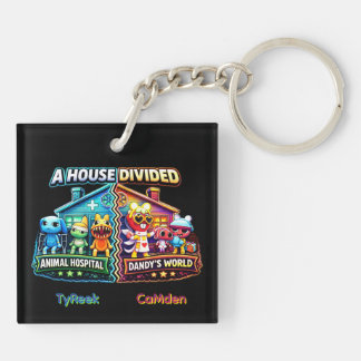 House Divided Animal Hospital vs Dandy's World Sleutelhanger
