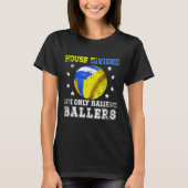 House Divided I Only Raise Llers Softll Volleyll D T-shirt (Voorkant)