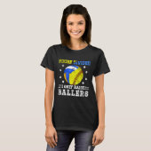 House Divided I Only Raise Llers Softll Volleyll D T-shirt (Voorkant volledig)