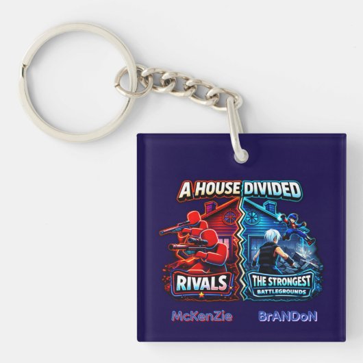House Divided Rivals vs Strongest Battlegrounds Sleutelhanger (Voorkant)