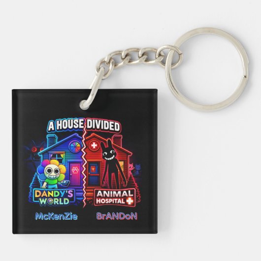 House Divided Rivals vs Strongste Battlegrounds Sleutelhanger (Achterkant)