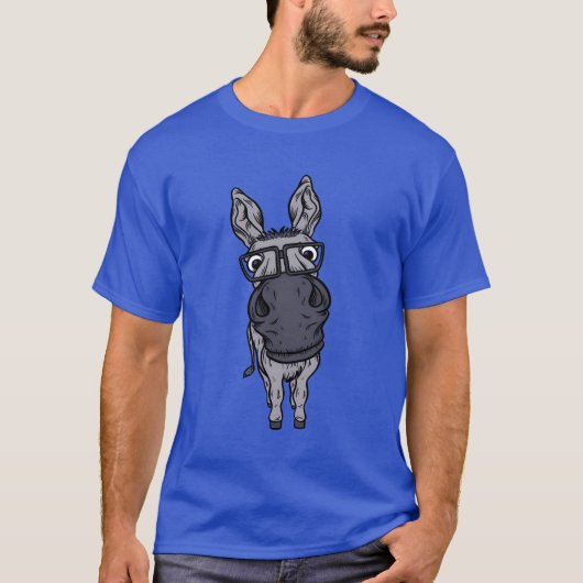 House Donkey Boerderij Horse Mule Pack Animal Donk T-shirt (Voorkant)