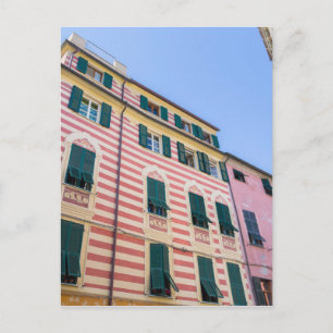 House facades Monterosso Cinque Terre Liguria Ital Briefkaart
