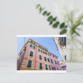 House facades Monterosso Cinque Terre Liguria Ital Briefkaart (Staand voorkant)