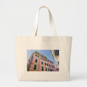 House facades Monterosso Cinque Terre Liguria Ital Grote Tote Bag