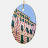 House facades Monterosso Cinque Terre Liguria Ital Keramisch Ornament (Links)