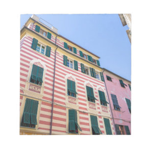 House facades Monterosso Cinque Terre Liguria Ital Notitieblok