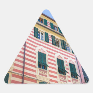House facades Monterosso Cinque Terre Liguria Ital Sticker