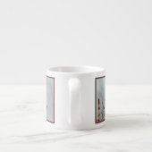 House Finch in Snow - Originele foto Espresso Kop (Achterkant)