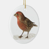 House Finch Keramisch Ornament (Rechts)