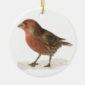 House Finch Keramisch Ornament (Voorkant)