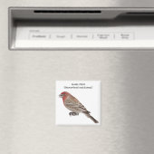 House Finch Magneet (Insitu (Vaatwasser))